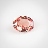 1.51Ct Sunset Pinkish Orange Padparadscha Sapphire | "Masai Mara Sunset" | Oval Shape side view 2