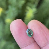 1.29Ct Emerald Bluish Green - Intense Purple Red Indian Alexandrite | Oval Shape