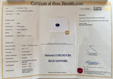 0.98Ct Royal Blue Ceylon Sapphire | Oval Shape certificate