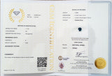 1.14Ct Cobalt Violetish Blue Spinel Cushion Shape lab certificate