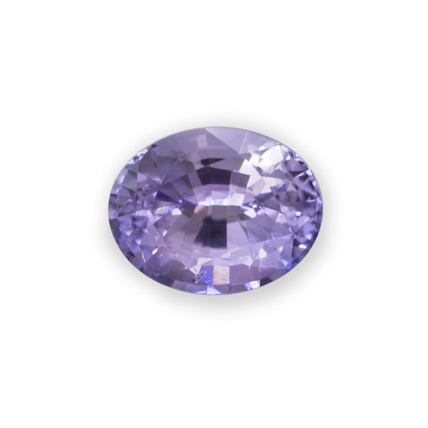 Natural, rare 1.43Ct Delicate Violet Sapphire | Oval Shape from Sri Lanka