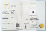 1.43Ct Delicate Violet Sapphire  Oval Shape lab certificate