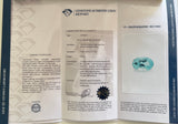 0.68Ct Neon Blue Paraiba Tourmaline | Oval Shape certificate