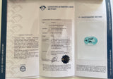0.68Ct Neon Blue Paraiba Tourmaline | Oval Shape certificate