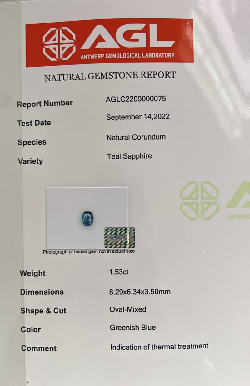 2Ct_Heat only_Oval_Teal_Sapphire_Loose_Gemstone_Madagascar_LGTESA1130_1-2Ct certificate