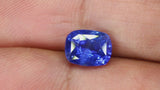 2.56Ct Vivid Blue Ceylon Sapphire | Cushion Shape