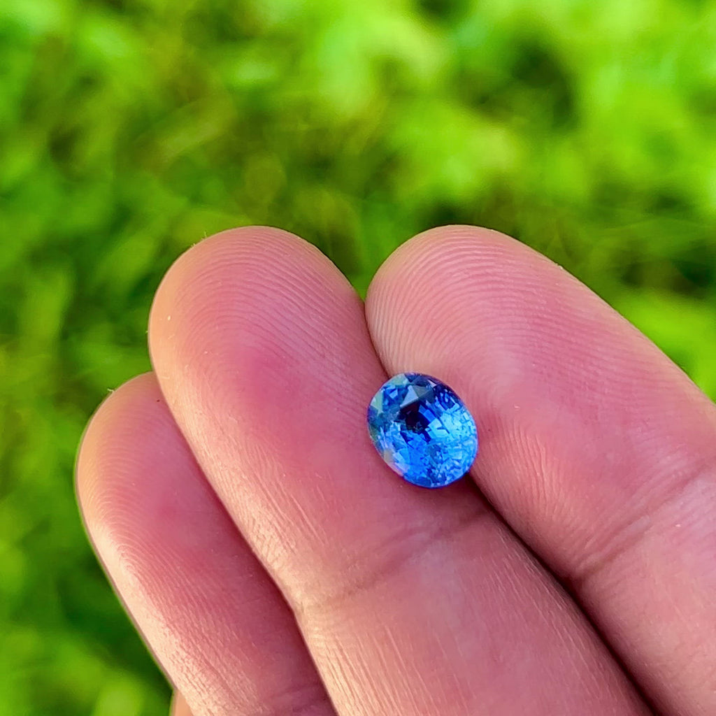 2.2Ct Gentle Blue Ceylon Sapphire | Oval Shape video