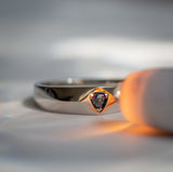 Daintree | "Urals II" | Natural Russian Alexandrite Art Deco Signet Ring colour change