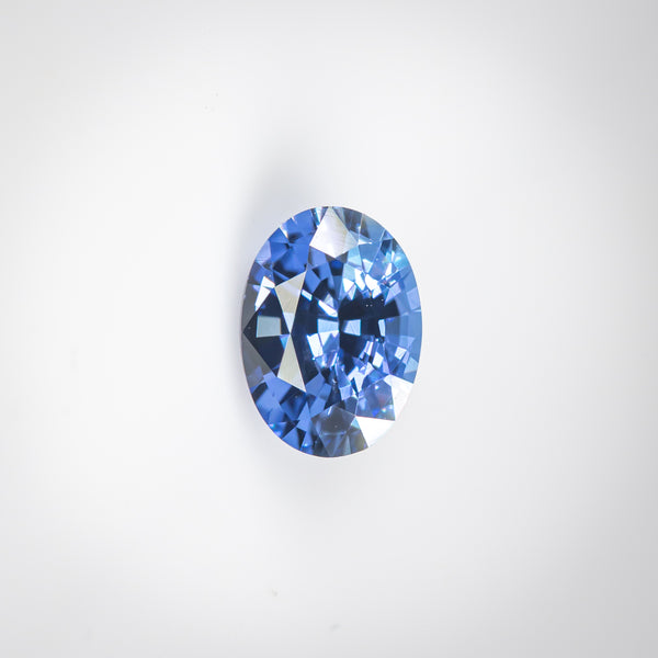 1.05Ct Ceylon Blue Sapphire | Oval Shape front view