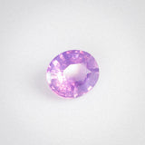 1.06Ct Opalescent Dreamy Pink Ceylon Sapphire | Oval Shape side view