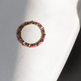 Kimberley | An Eternity of Pink - Natural Sapphires Ring side view