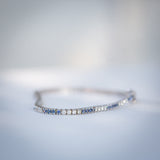 Indian Ocean | 2.4Ctw+ Ceylon Blue Sapphires & Diamonds Tennis Bracelet 4