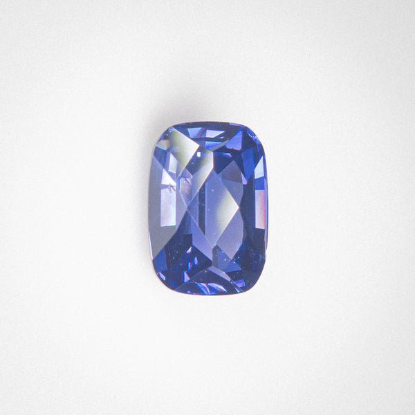 1.19Ct Violet Blue Colour Change Ceylon Sapphire | 'Twilight in Pienza' | Cushion Shape front view