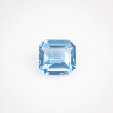 0.54Ct Electric Neon Cobalt Blue Tanzanian Spinel | Asscher Shape front view
