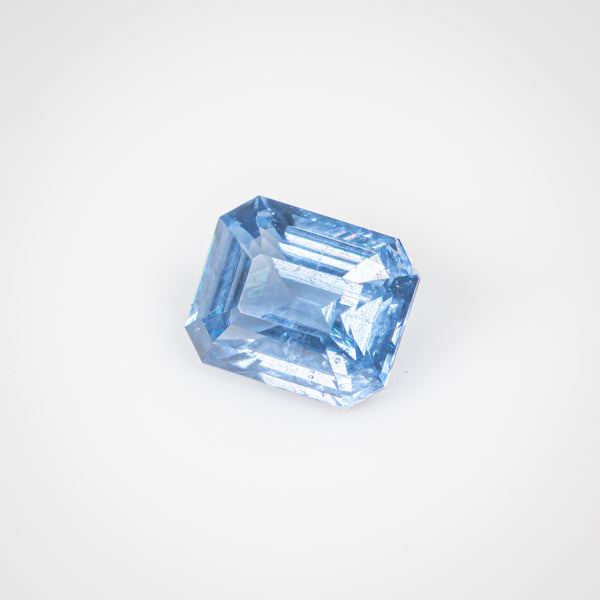 0.75Ct Electric Neon Cobalt Blue Tanzanian Spinel | Emerald Shape