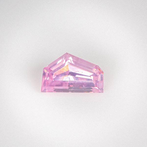 1.18Ct Orangish Pink Ceylon Sapphire | 'Freeform Sunset' | Fancy Shape horizontal view