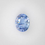 1.1Ct Blue Ceylon Sapphire | "Rainbow on a mountain, frozen in time" front view