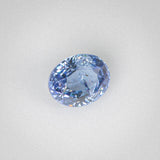 1.1Ct Blue Ceylon Sapphire | "Rainbow on a mountain, frozen in time" side view