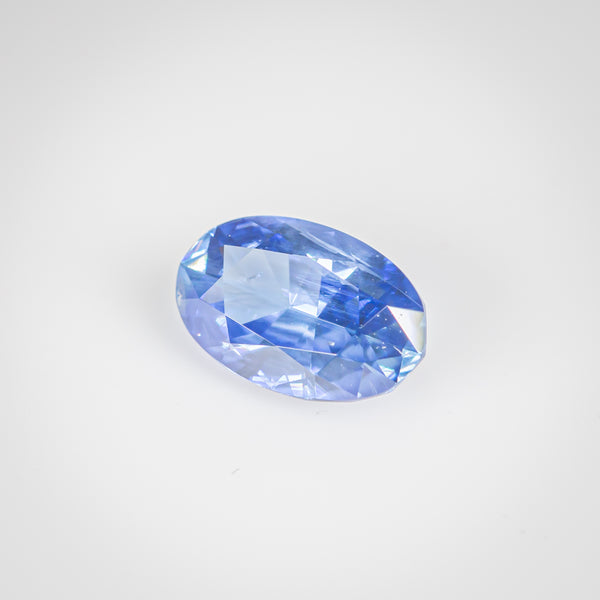 1.33Ct Vivid Blue Ceylon Sapphire | Oval Shape side view