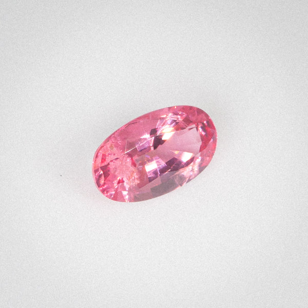 1.15Ct Neon Reddish Pink Mahenge Spinel | Oval Shape side view