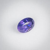 1.21Ct Opalescent Dreamy Purple Ceylon Sapphire | Oval Shape side view