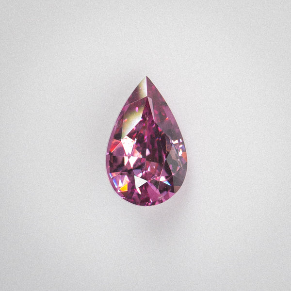 1.28Ct Shiraz Pink Ceylon Spinel | Pear Shape front view
