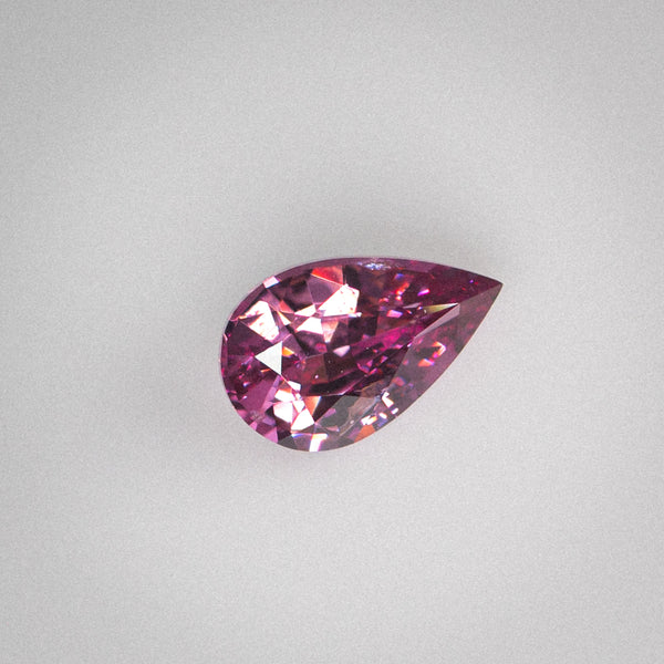1.28Ct Shiraz Pink Ceylon Spinel | Pear Shape side view