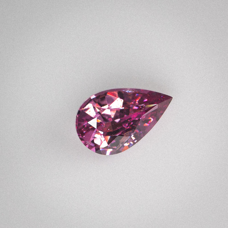 1.28Ct Shiraz Pink Ceylon Spinel | Pear Shape side view