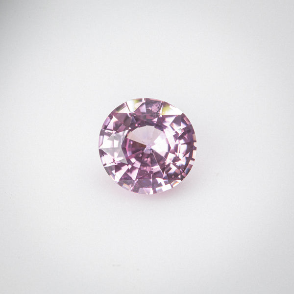 1.17Ct Pastel Pink Lotus Sapphire | Round Shape front view