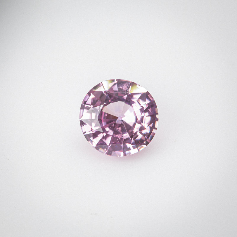 1.17Ct Pastel Pink Lotus Sapphire | Round Shape front view