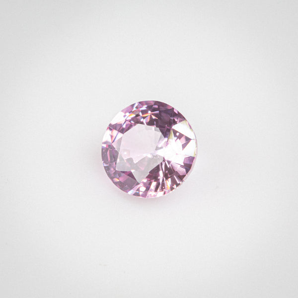1.17Ct Pastel Pink Lotus Sapphire | Round Shape side view