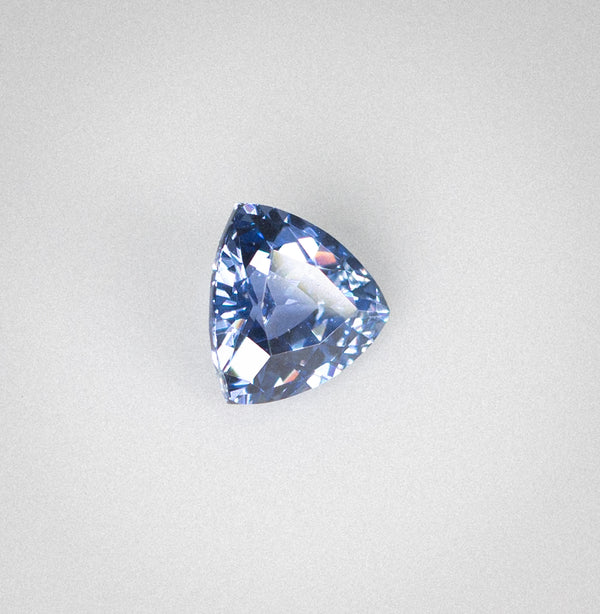 1.07Ct Ceylon Blue Ceylon Sapphire | Trillion Shape side view