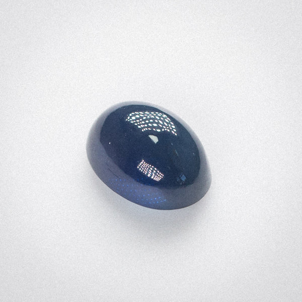 2.14Ct Royal Blue Ceylon Sapphire | Oval Cabochon Shape angled view