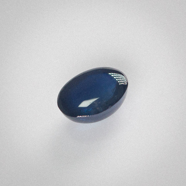 2.14Ct Royal Blue Ceylon Sapphire | Oval Cabochon Shape bottom view