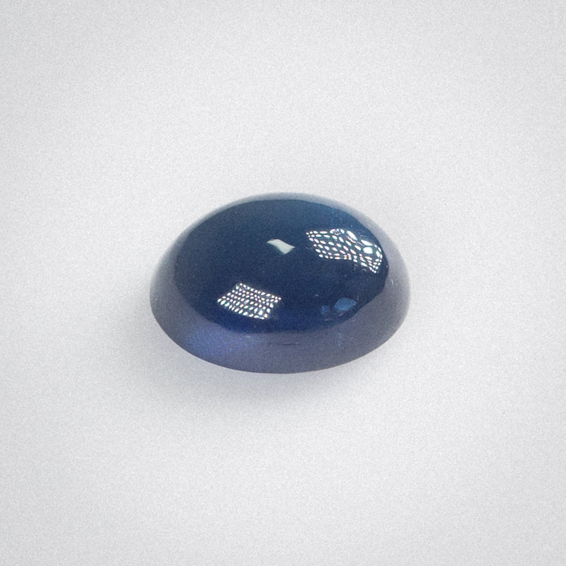2.14Ct Royal Blue Ceylon Sapphire | Oval Cabochon Shape horizontal view