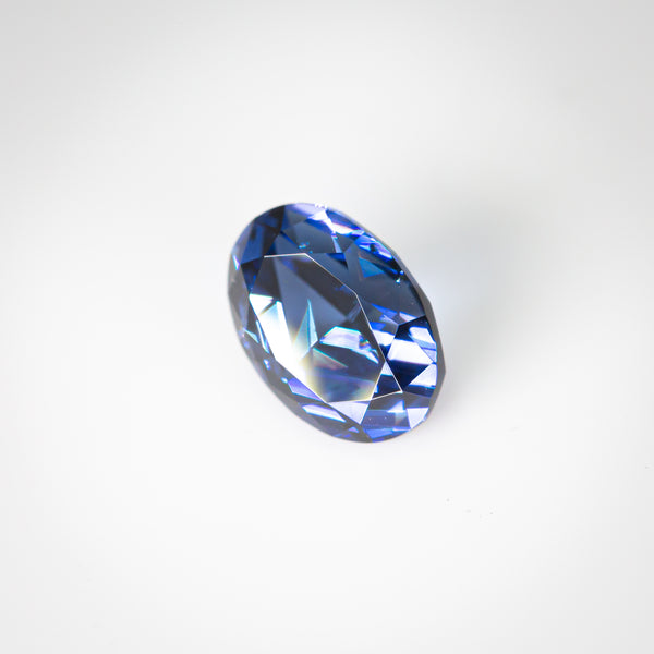 2.14Ct Vivid Twilight Blue Sapphire | 'Twilight Song' | Oval Shape side view