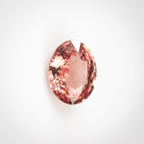 1.51Ct Sunset Pinkish Orange Padparadscha Sapphire | "Masai Mara Sunset" | Oval Shape front view