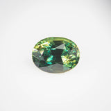 1.52Ct Green-Yellow- Blue Australian Parti Sapphire | Oval Shape side view 2