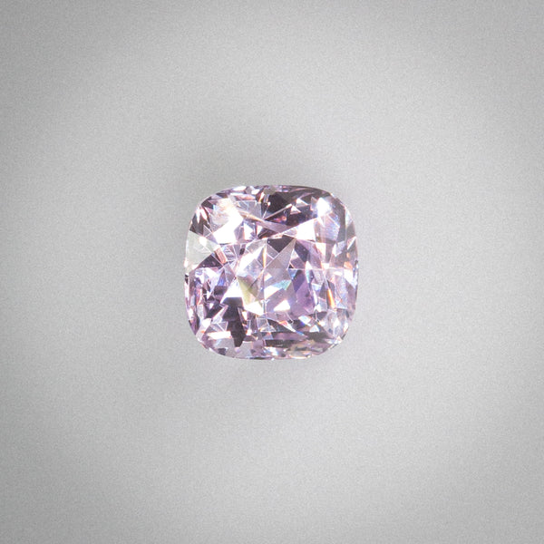 2.13Ct Fancy Pastel Pink Ceylon Sapphire | Cushion Shape Front View