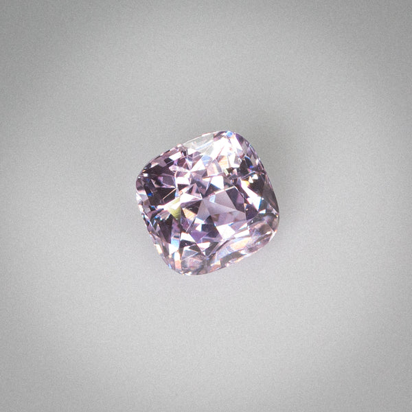 2.13Ct Fancy Pastel Pink Ceylon Sapphire | Cushion Shape Side View
