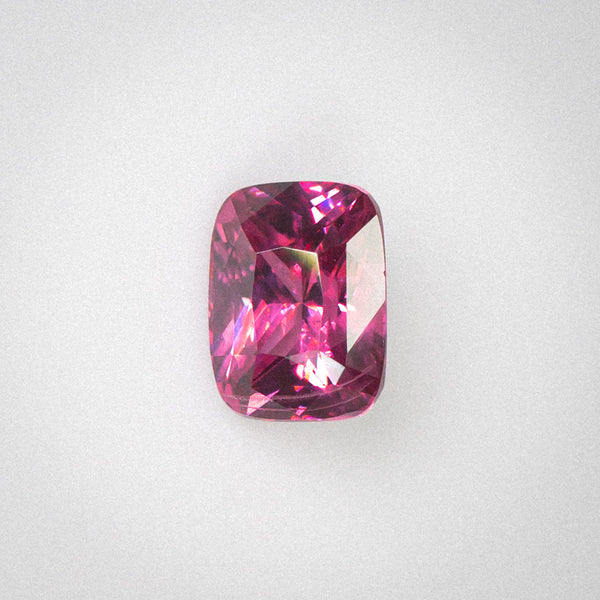 1.56Ct Mahenge Reddish Pink Tanzanian Spinel | Cushion Shape front view