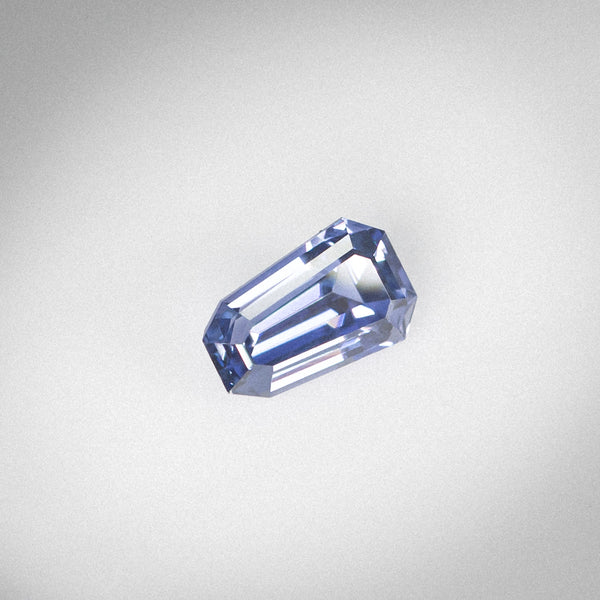 1.79Ct Violet-Blue Ceylon Sapphire | Fancy Shape side view
