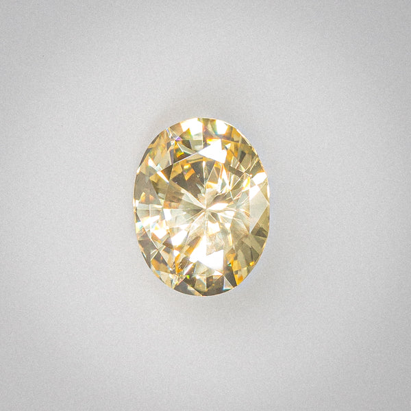 2.33Ct Canary Yellow Ceylon Sapphire | Oval Shape front view