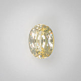 2.07Ct Canary Yellow Ceylon Sapphire | Oval Shape front view