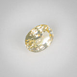 2.07Ct Canary Yellow Ceylon Sapphire | Oval Shape side view