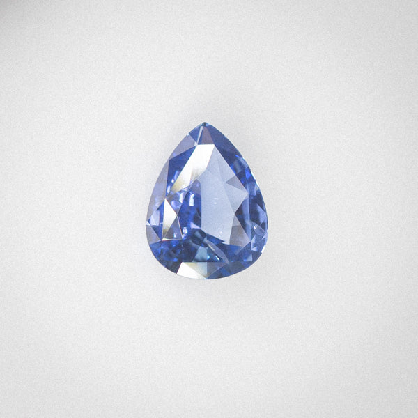 1.65Ct Serene Blue Ceylon Sapphire | Pear Shape front view