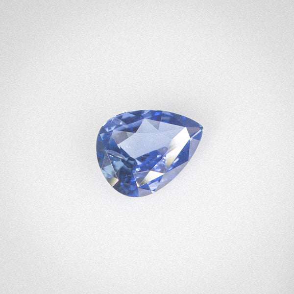 1.65Ct Serene Blue Ceylon Sapphire | Pear Shape side view