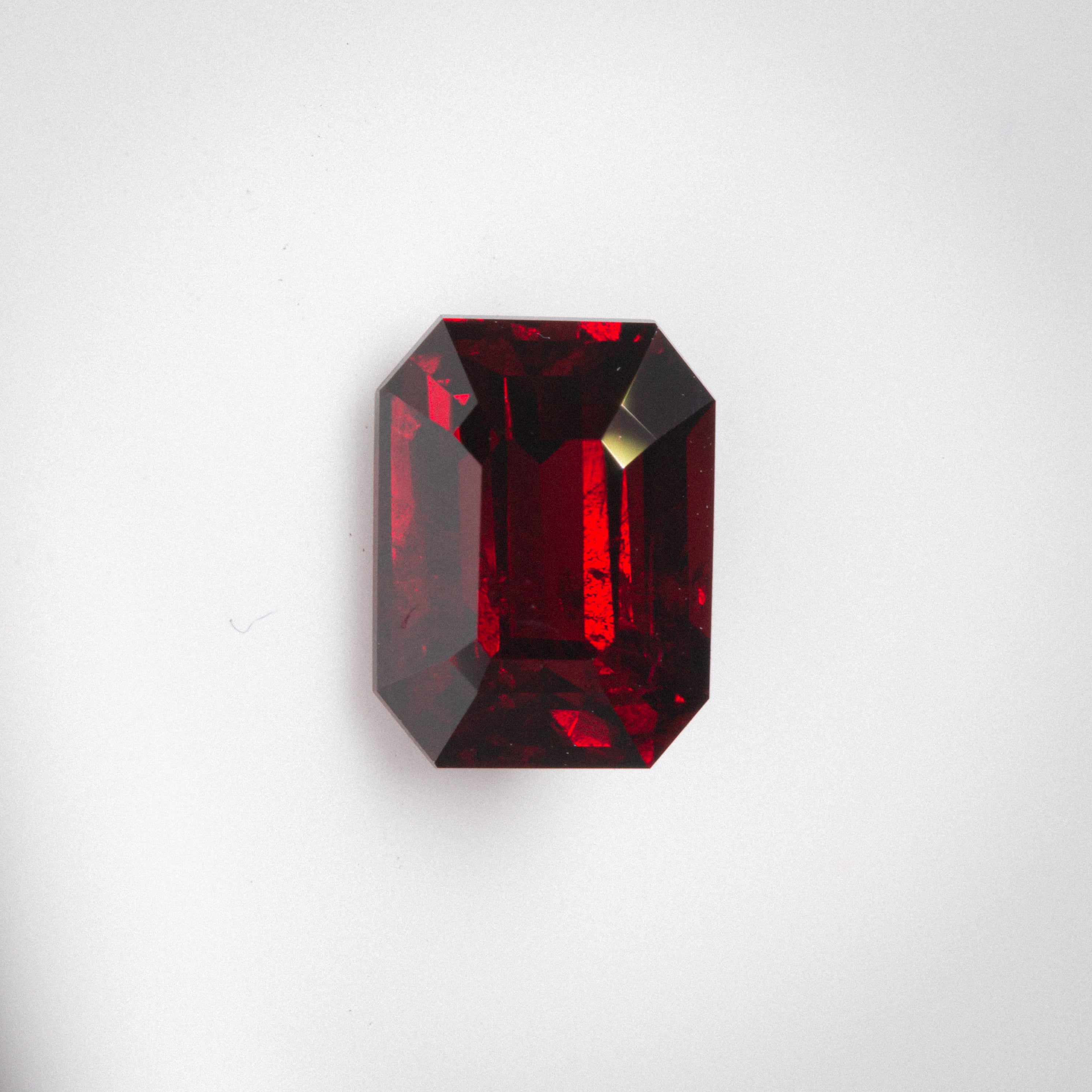Emraed Red 2.58Ct Deep Red Mozambique Ruby | 'Crimson Phoenix' | Emerald Shape ...