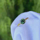 Daintree | "Summer in a Rainforest" | Green Australian Sapphire Ring video
