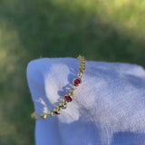 Kimberley | "Ningaloo" | Natural Coloured Stones Gold Bracelet video